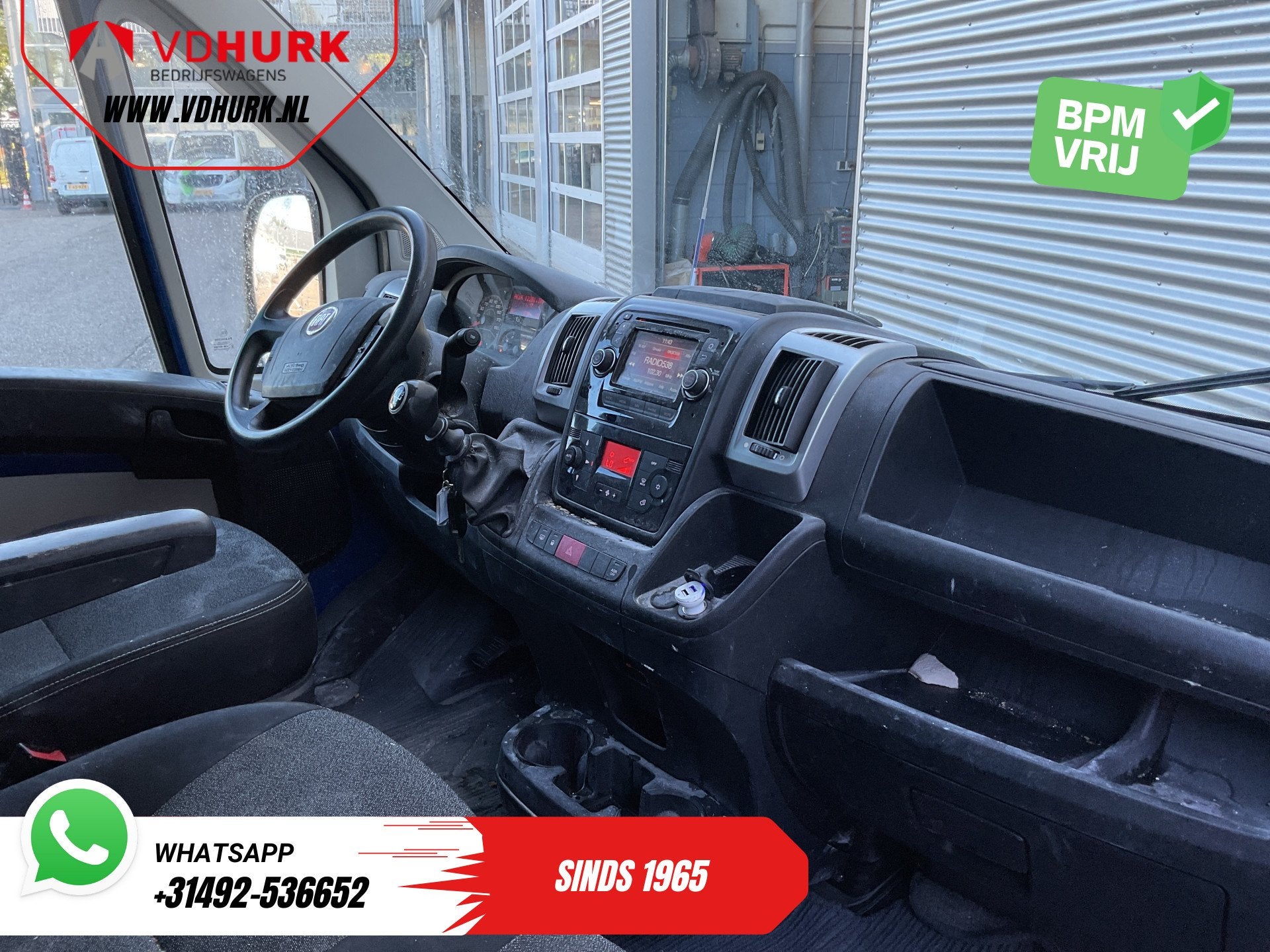 Fiat Ducato 2.0 MJ 120 pk EXPORT APK-04-27'/ Navi/ Climate/, Voorwielaandrijving, Euro 5, Stof, 4 cilinders
