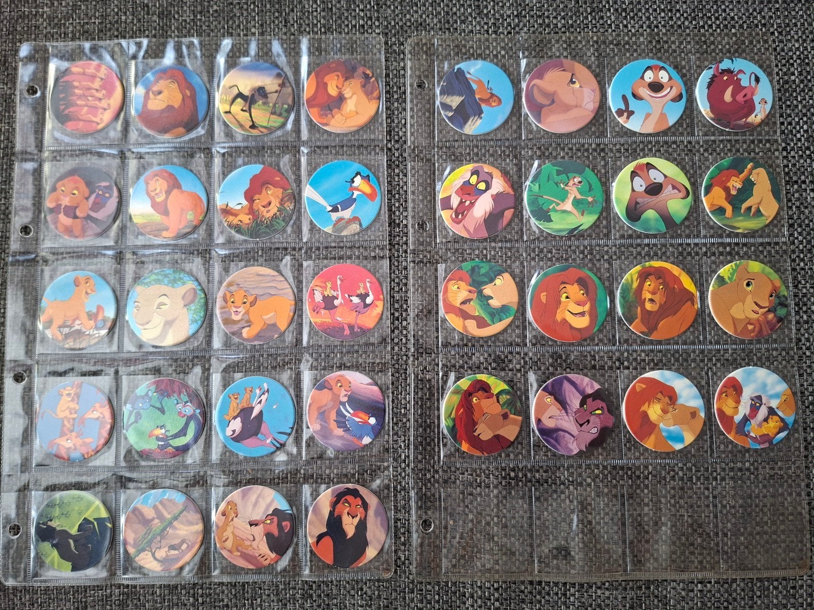 36 verschillende Disney Lion King Panini Caps, Verzamelen, Ophalen of Verzenden