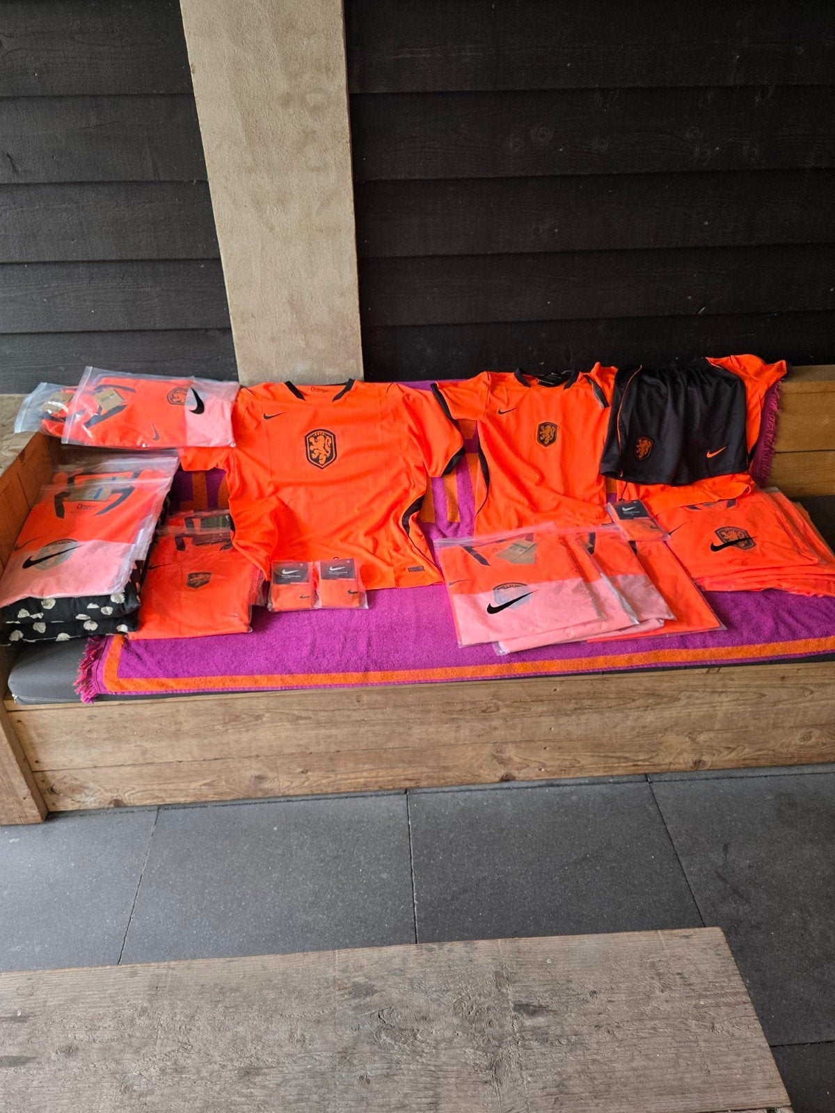 WK 2026 Oranje Nike voetbalshirt tenue 116 140 164  XXL, Groter dan maat XL, Ophalen, Nieuw, Set