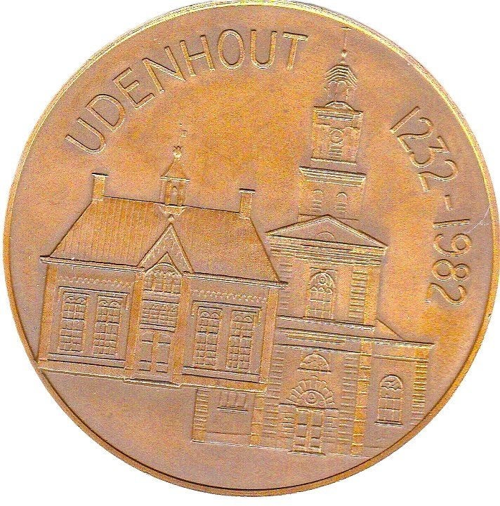 UDENHOUT 1232 - 1982 HERTOG HENDRIK I VAN BRABANT PAUS, Ophalen of Verzenden, Overige materialen