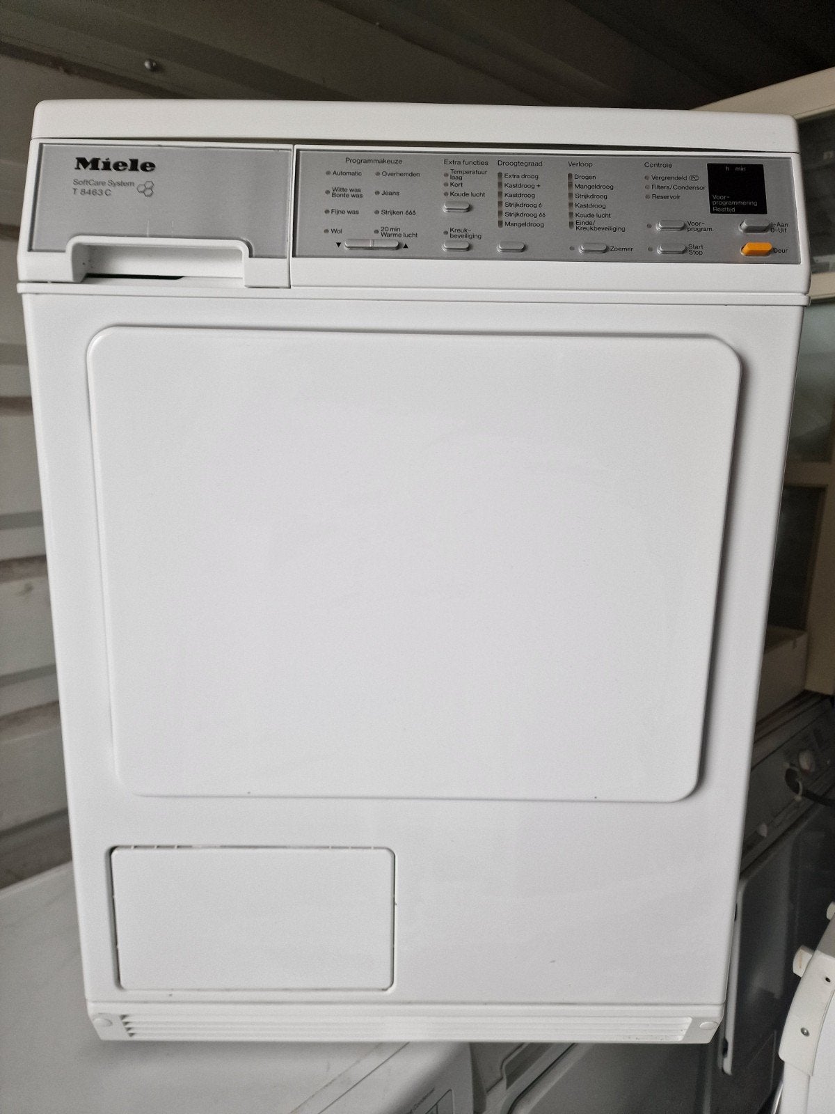 Miele T 8463 C SoftCare System Condensdroger 7 kilo, 6 tot 8 kg, Gebruikt, Anti-kreukfase, Ophalen of Verzenden