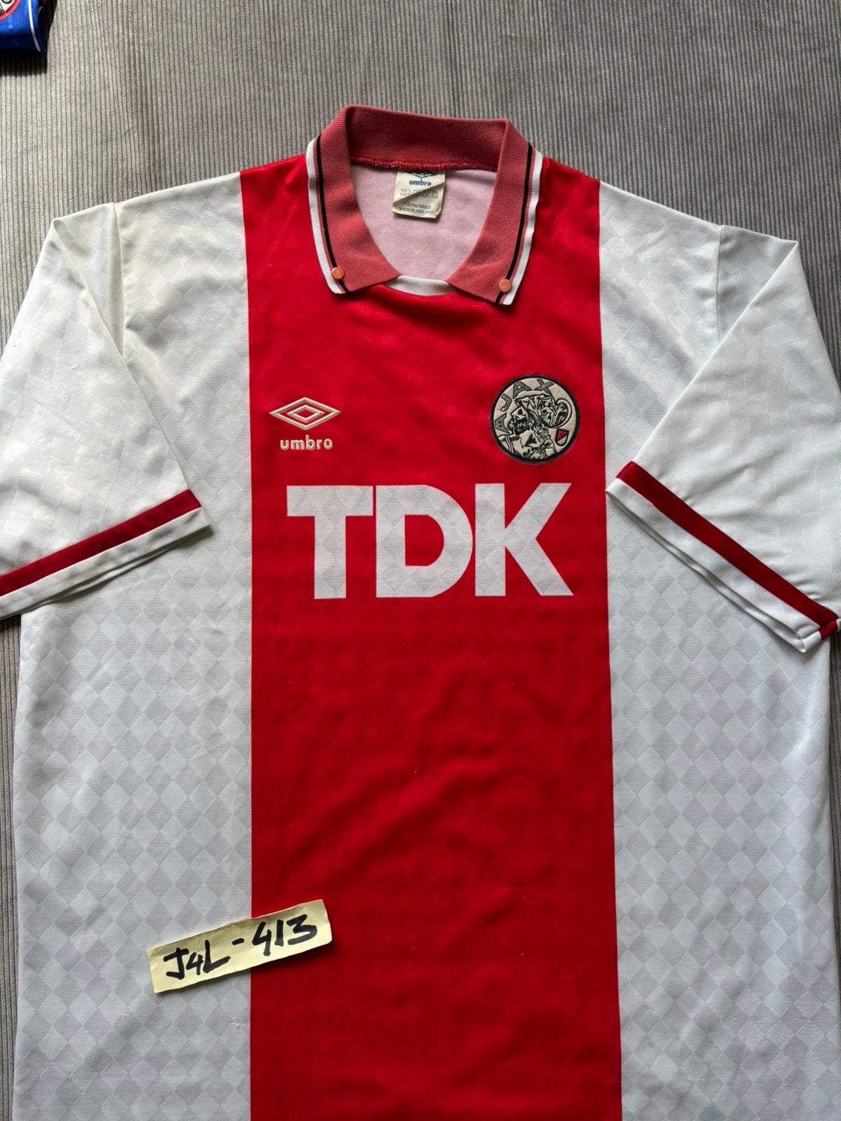 origineel Ajax shirt TDK Umbro 1989/1990, afca fside, Maat XL, Verzenden, Shirt
