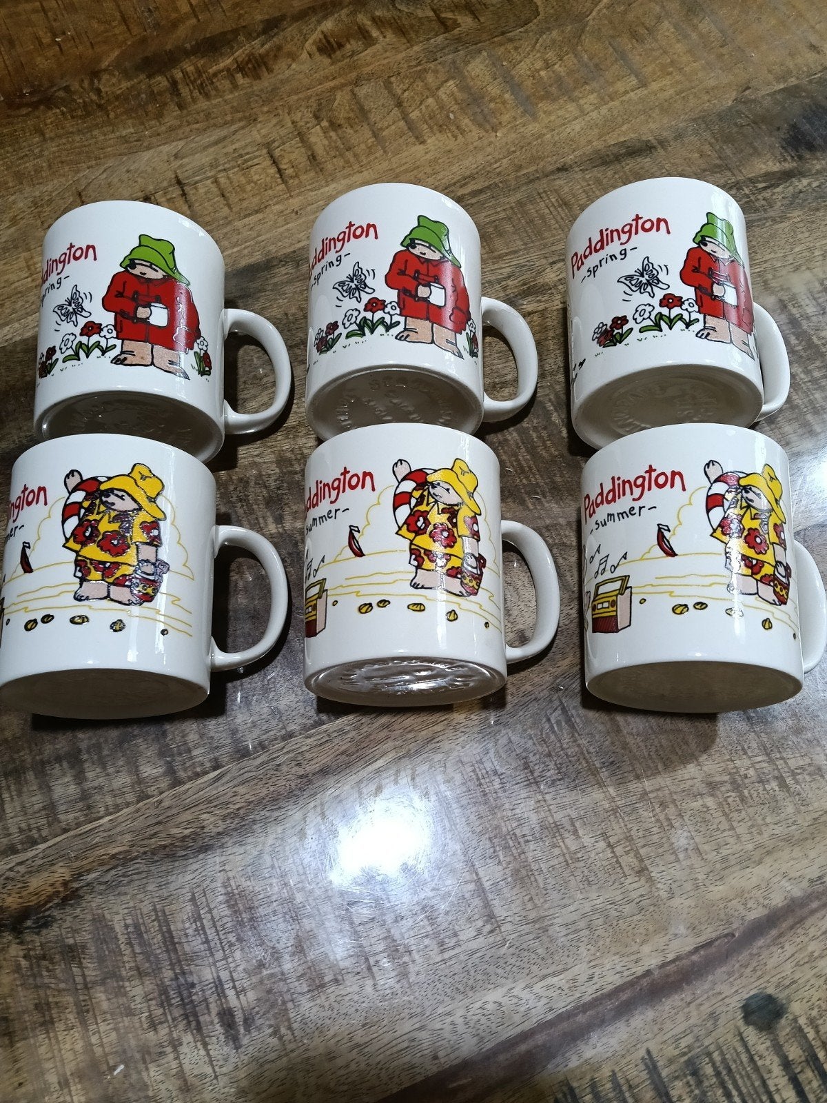6 Nieuwe Staffordshire Paddington Mokken - Diverse Designs, Huis en Inrichting, Keuken | Servies, Overige merken, Nieuw, Overige stijlen