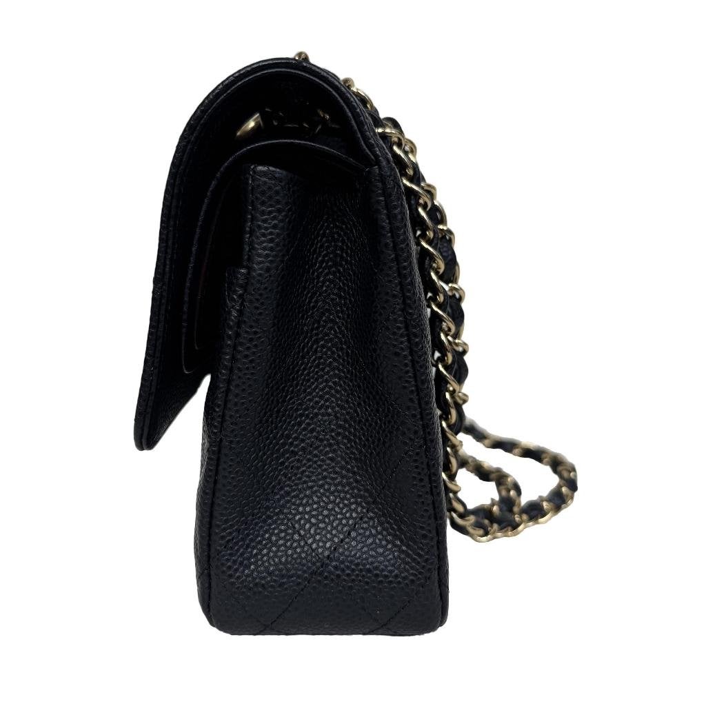Chanel classic flap medium GHW gold hardware goud handtas image 5