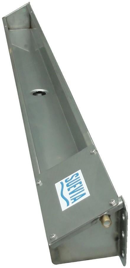 Drinkbak inox 2,1 m  voor schapen en geiten, Dieren en Toebehoren, Meerdere dieren, Schaap
