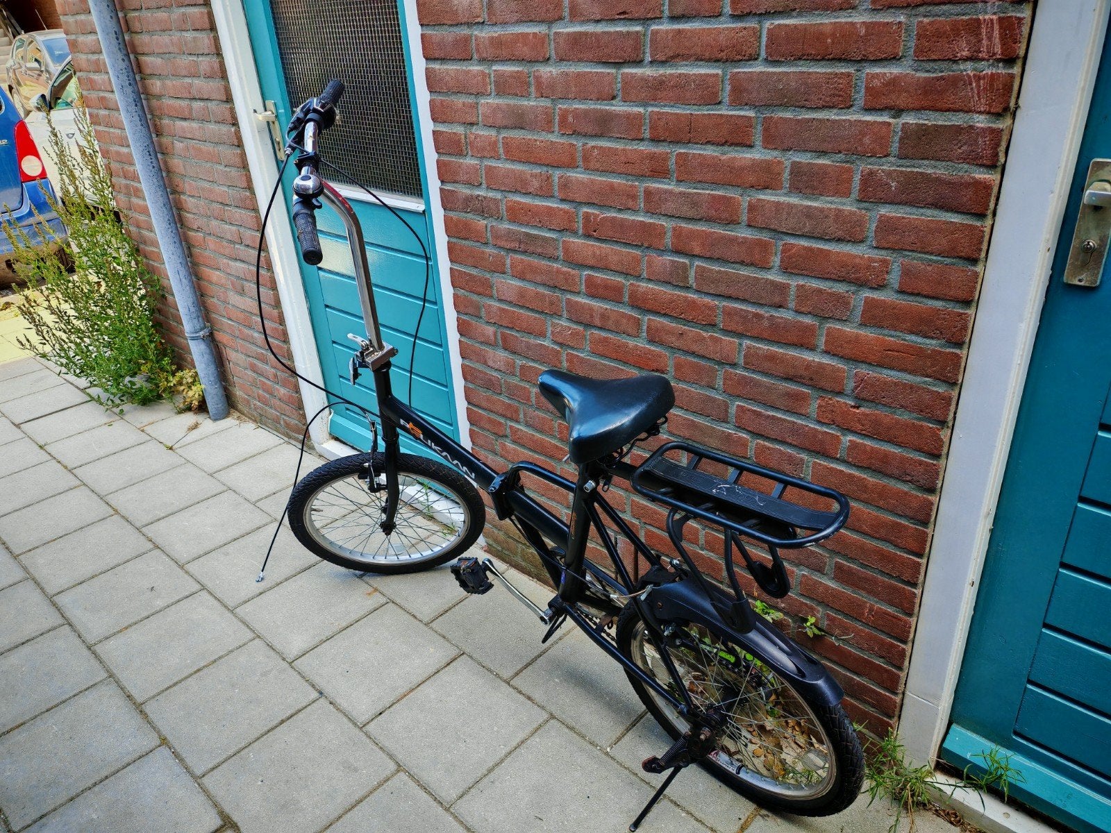 Opvouwbare fiets - ideaal voor woon-werkverkeer, 20 inch of meer, Gebruikt, Velgrem, Versnellingen