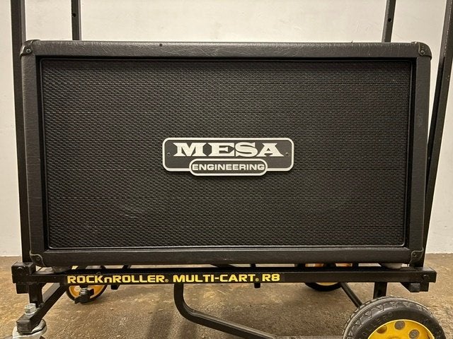 MESA Boogie Cabinet 2x12 Roadking (horizontal) + flight case, Ophalen, Gebruikt, Overige typen, Overige merken