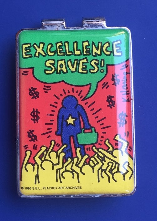 Keith Haring geldclip, Verzamelen, Overige Verzamelen, Zo goed als nieuw, Ophalen of Verzenden