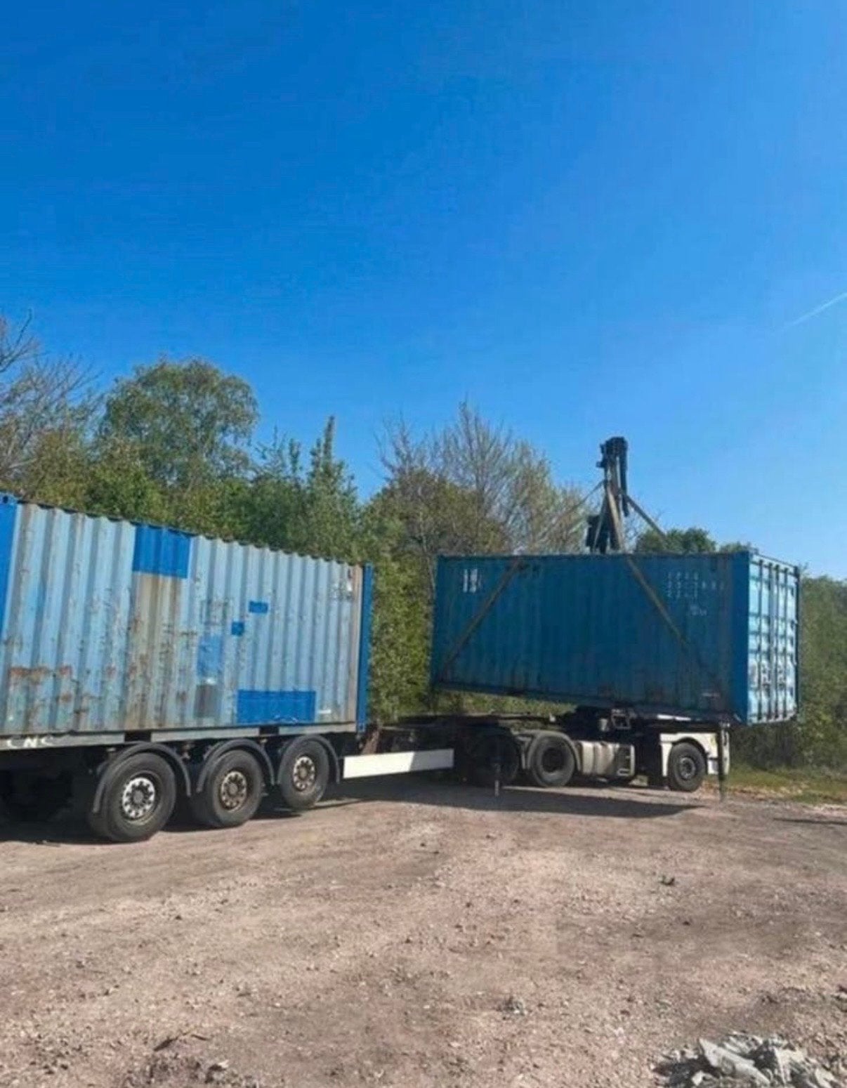 20ft Blauwe Opslagcontainer - Goede Conditie, Ophalen