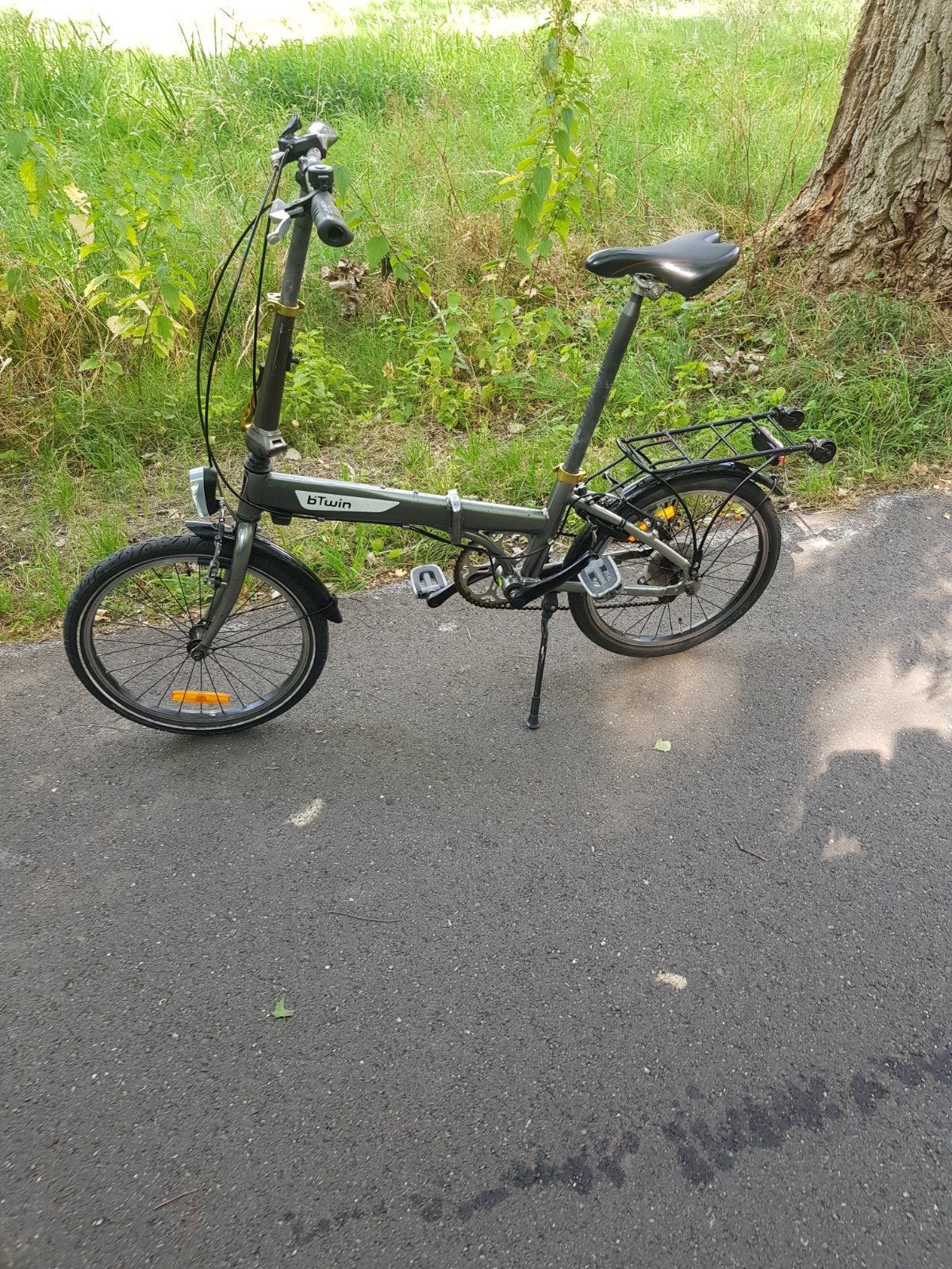 B Twin vouwfiets met versnellingen 20 inch, Fietsen en Brommers, Ophalen of Verzenden, Gebruikt, 20 inch of meer, Versnellingen