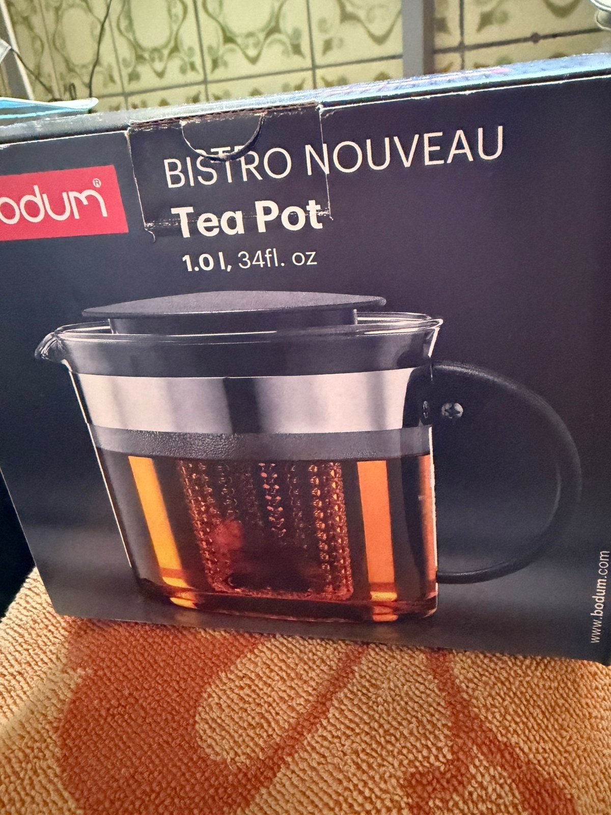Theepot Bodum. 1 liter, Ophalen, Nieuw