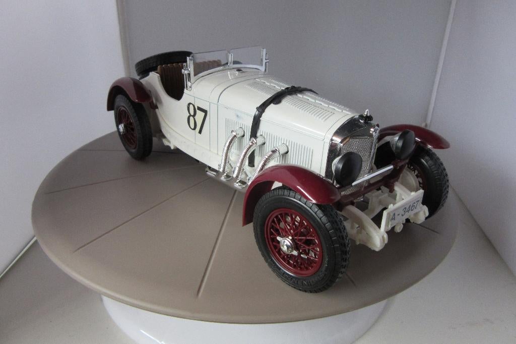 Mercedes SSK #87 1;18, Ophalen of Verzenden, Zo goed als nieuw, Auto, Bburago