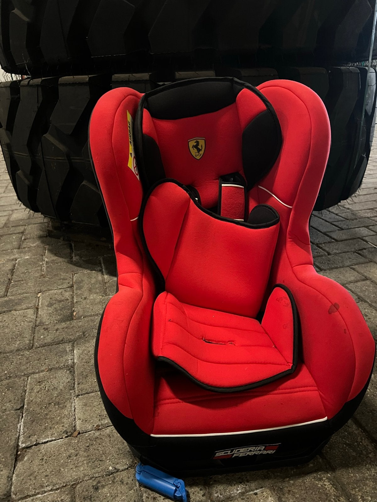 Ferrari kinderautostoel - Rood en comfortabel, Zijbescherming, 9 t/m 36 kg, Ophalen, Overige merken