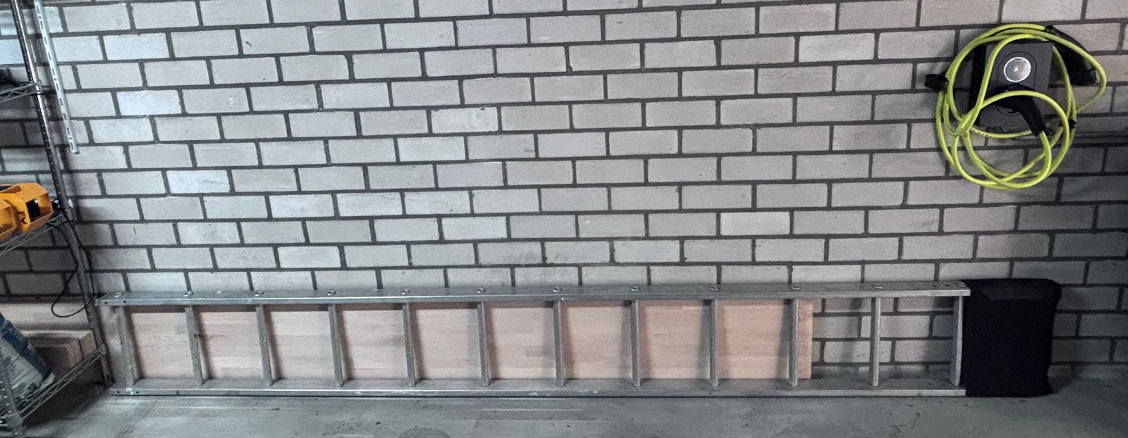 Aluminium steekladder 3 meter, Doe-het-zelf en Verbouw, Ladders en Trappen, Ophalen, Zo goed als nieuw, Ladder, 2 tot 4 meter