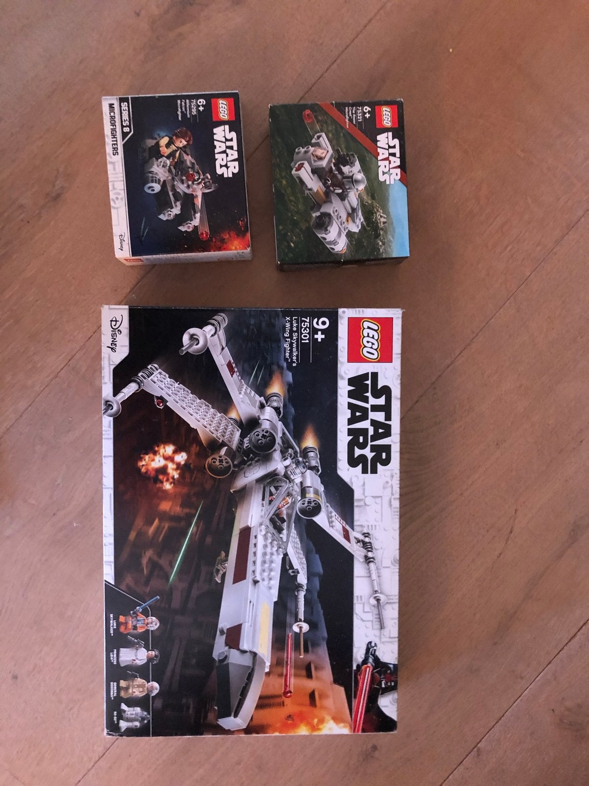 3 LEGO Star Wars sets - X-Wing Fighter en Microfighters, Lego, Ophalen of Verzenden, Zo goed als nieuw, Complete set