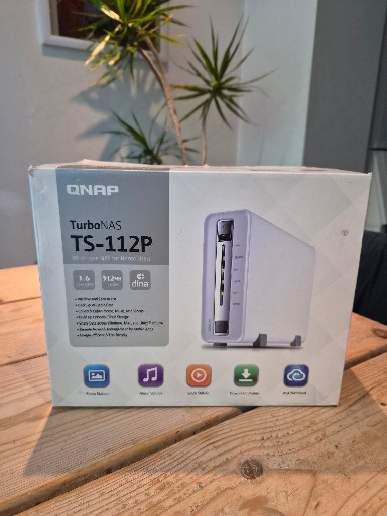 QNAP TurboNAS TS-112P - Nieuw in doos, Ophalen of Verzenden, Nieuw