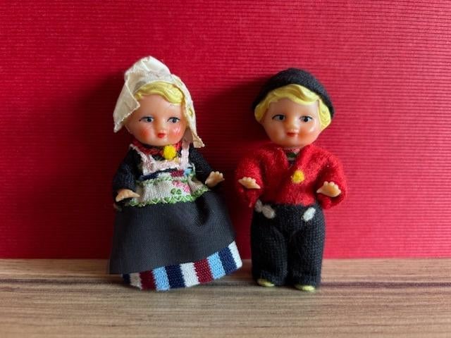 Vintage Ari- poppen Nederlandse kledendracht, Ophalen of Verzenden, Pop