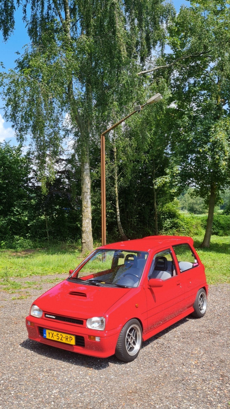 Daihatsu Cuore 0.8 U9 1990 Rood, Voorwielaandrijving, 846 cc, 40 pk, Cuore