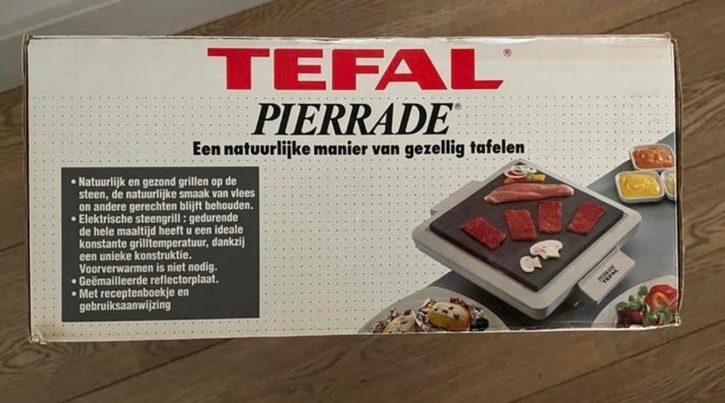 Tefal Pierrade Steengrill - Natuurlijk en Gezellig Tafelen, Ophalen of Verzenden, Zo goed als nieuw, Steengrill
