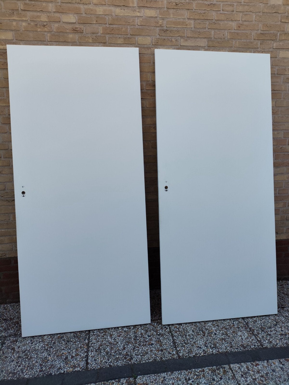 2 rechtsdraaiende opdek binnendeuren 93 x 211,5 cm, Ophalen, Gebruikt, 80 tot 100 cm, Binnendeur