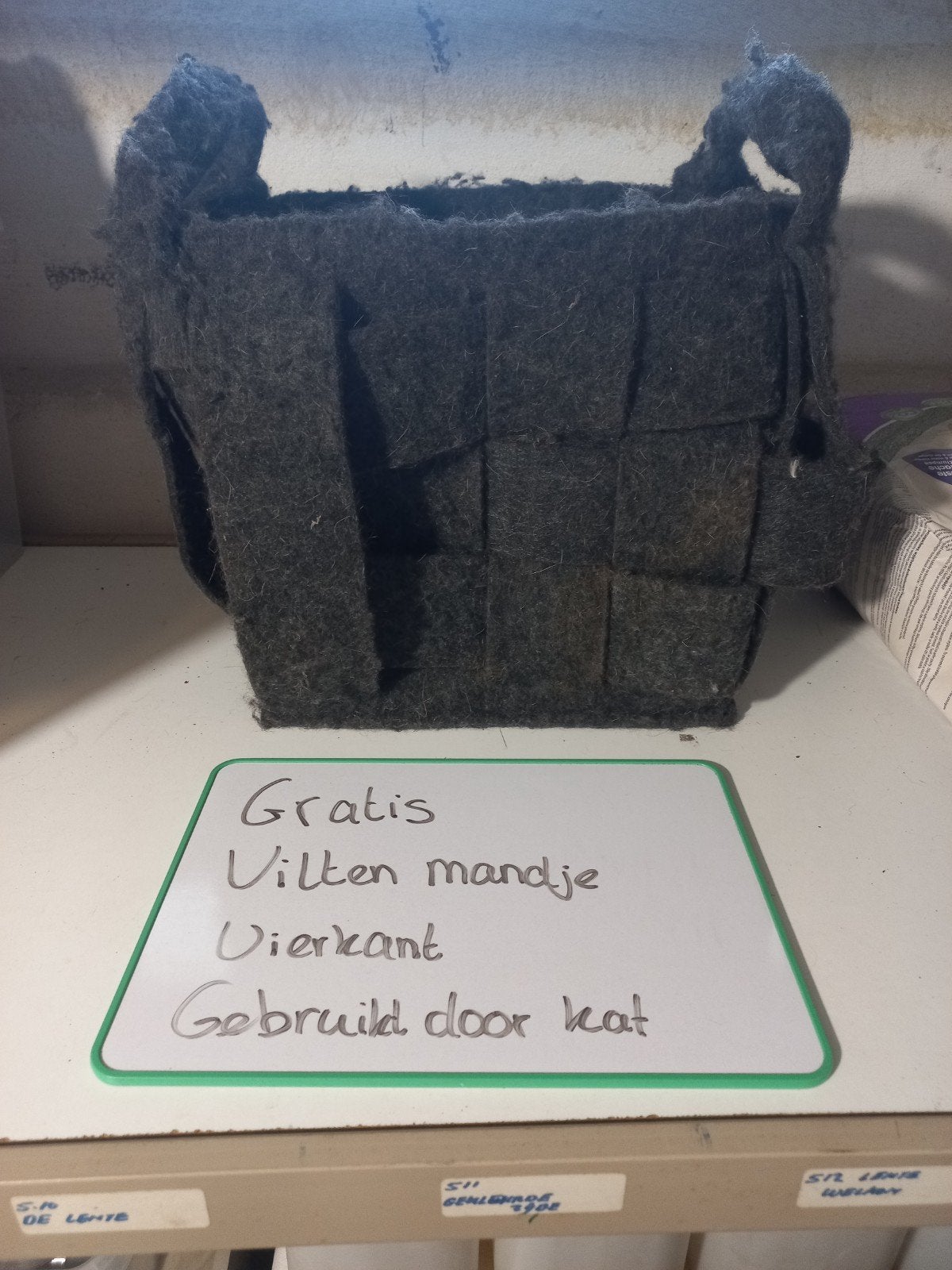 GRATIS vilten mand ALLEEN AFHALEN, Ophalen, Gebruikt