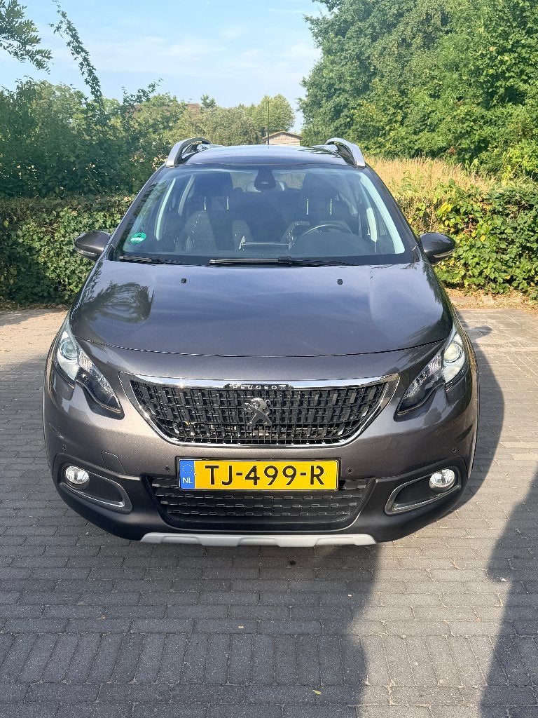 Peugeot 2008 1.2 VTI 81KW 2018 Grijs, Voorwielaandrijving, 1250 kg, Euro 6, Leder en Stof