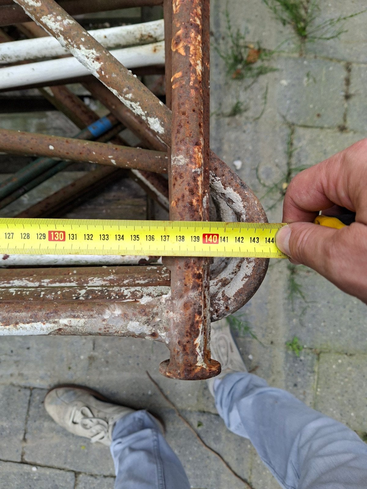 Gebruikte steigerframes 31 stuks - 140cm hoog, Ophalen, Gebruikt, Overige typen, Minder dan 2 meter