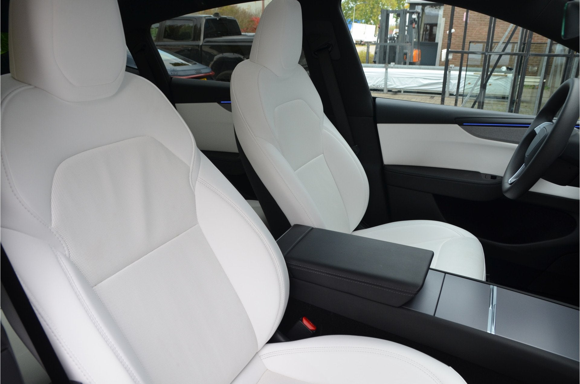 Tesla Model Y Premium Long Range AWD 75 kWh Juniper AutoPilo, Auto's, Gebruikt, Adaptive Cruise Control, 1972 kg, Wit