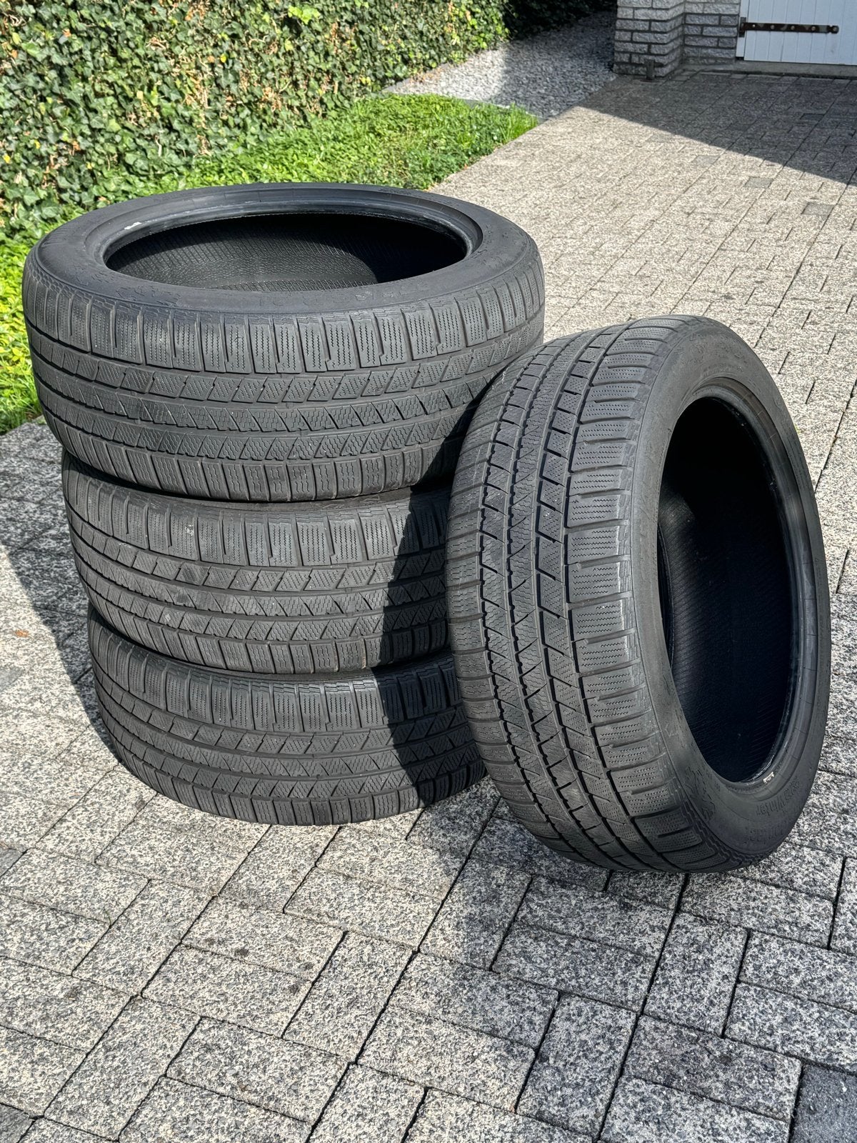 4 stuks Continental CrossContact Winterbanden 275/45 R21, Auto diversen, Ophalen, Gebruikt