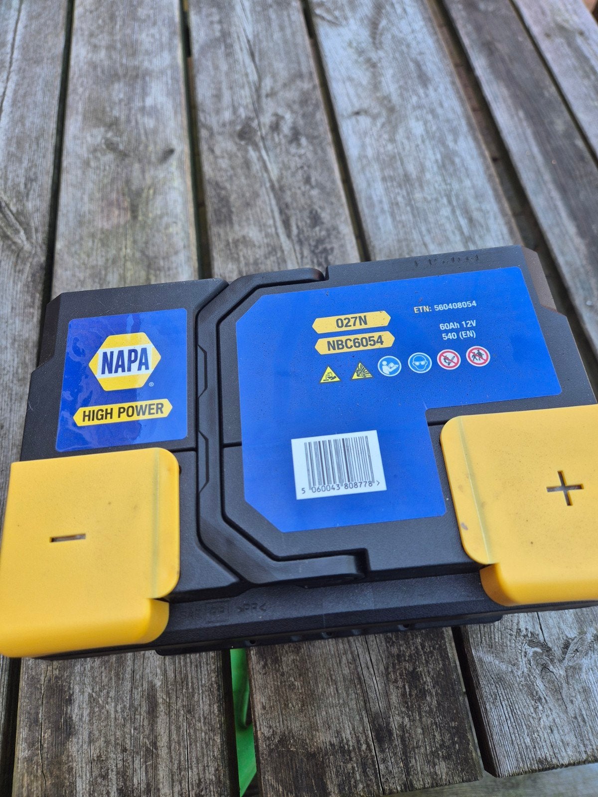 NIEUW auto Accu 60Ah 12V NBC6054 Napa, Ophalen of Verzenden, Nieuw