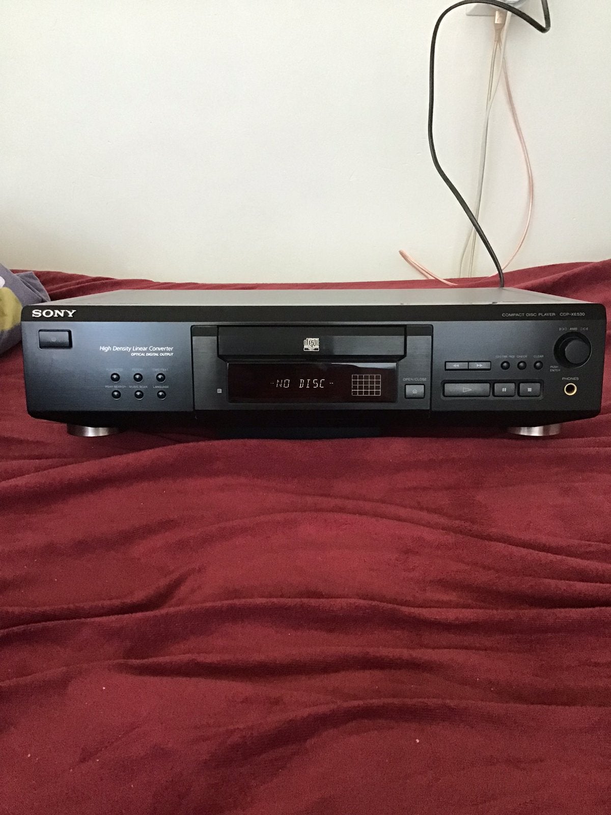 Mooie Sony cd speler CDP-XE530, Audio, Tv en Foto, Cd-spelers, Ophalen of Verzenden, Zo goed als nieuw, Sony