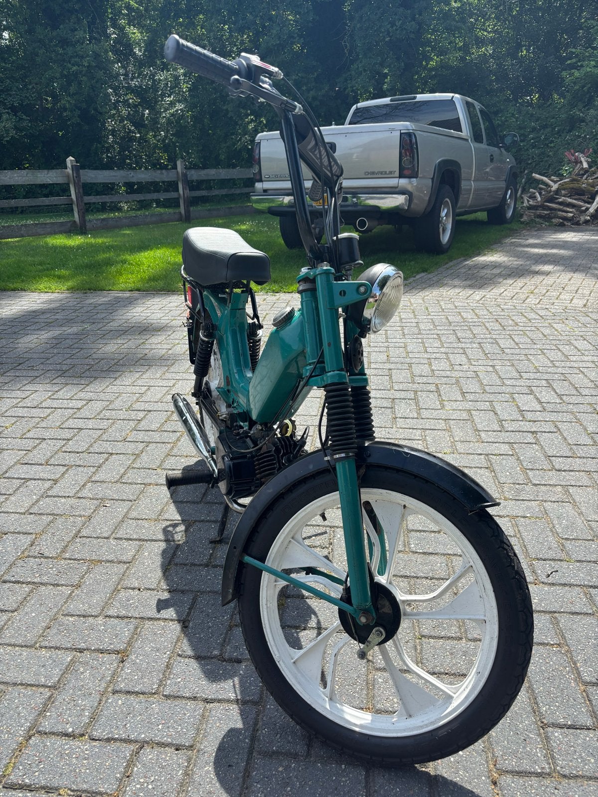 Tomos S25 blauw kenteken 50cc, Fietsen en Brommers, Ophalen, Gebruikt, Overige modellen, Maximaal 45 km/u