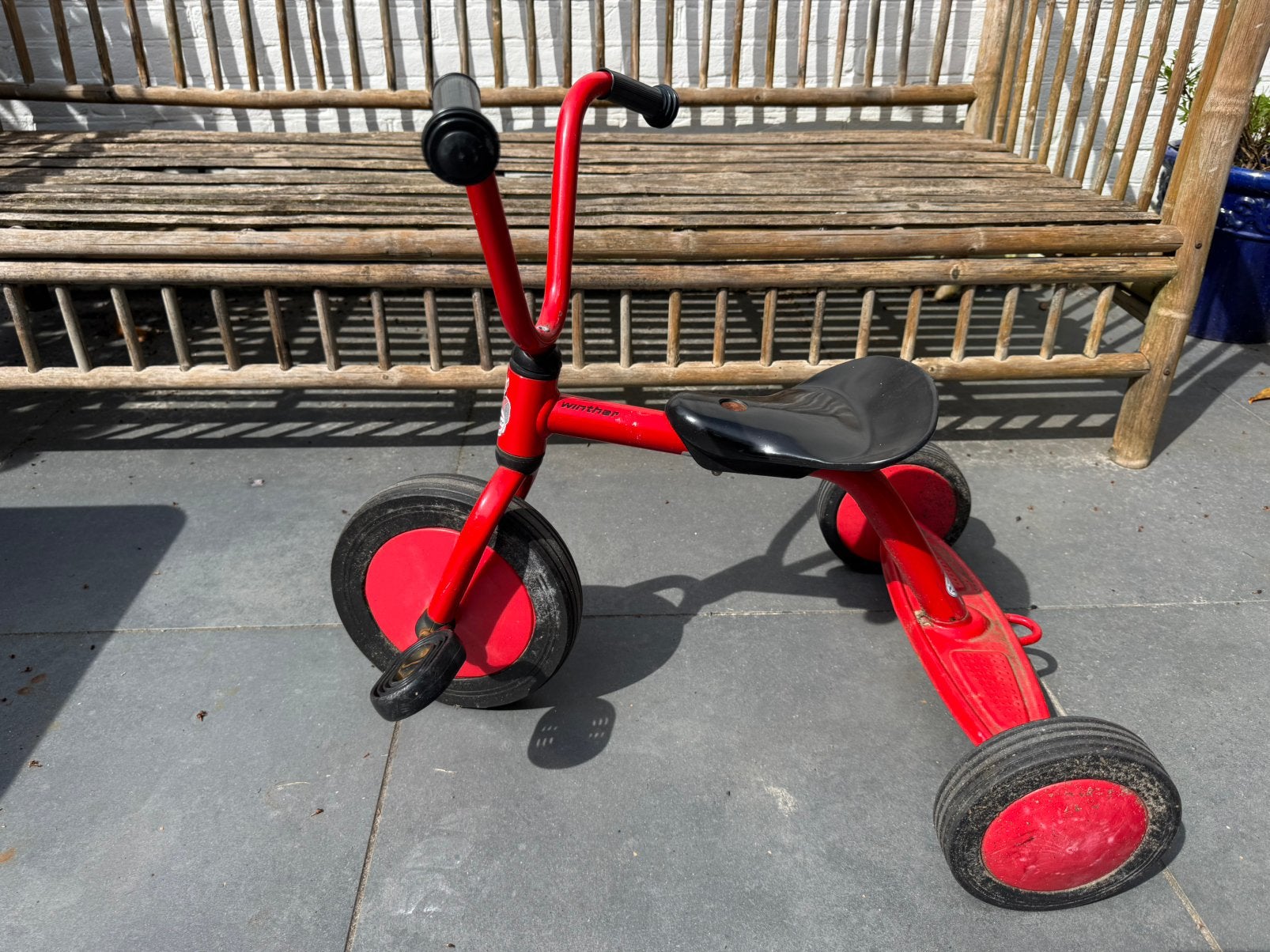 Winther loopfiets, Fietsen en Brommers, Fietsen | Kinderfietsjes, Ophalen of Verzenden, Gebruikt, Minder dan 16 inch