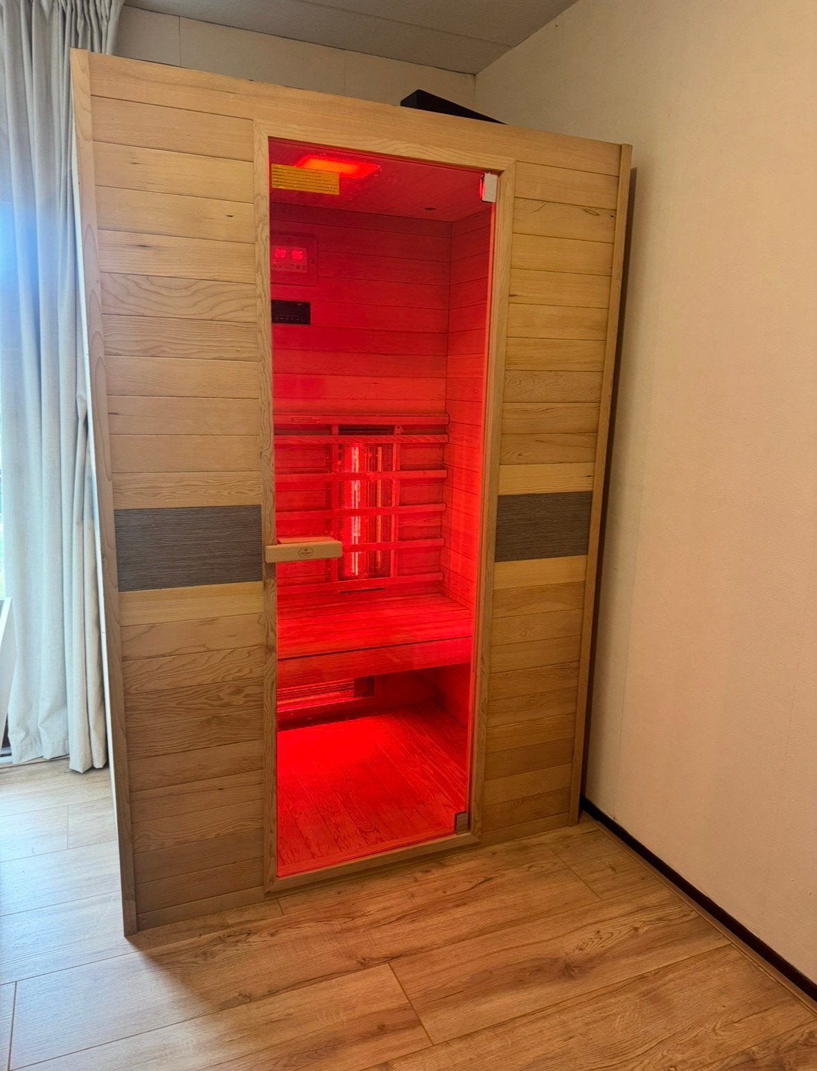 Joanne 2 Infraroodcabine Fonteyn, Ophalen, Zo goed als nieuw, Complete sauna