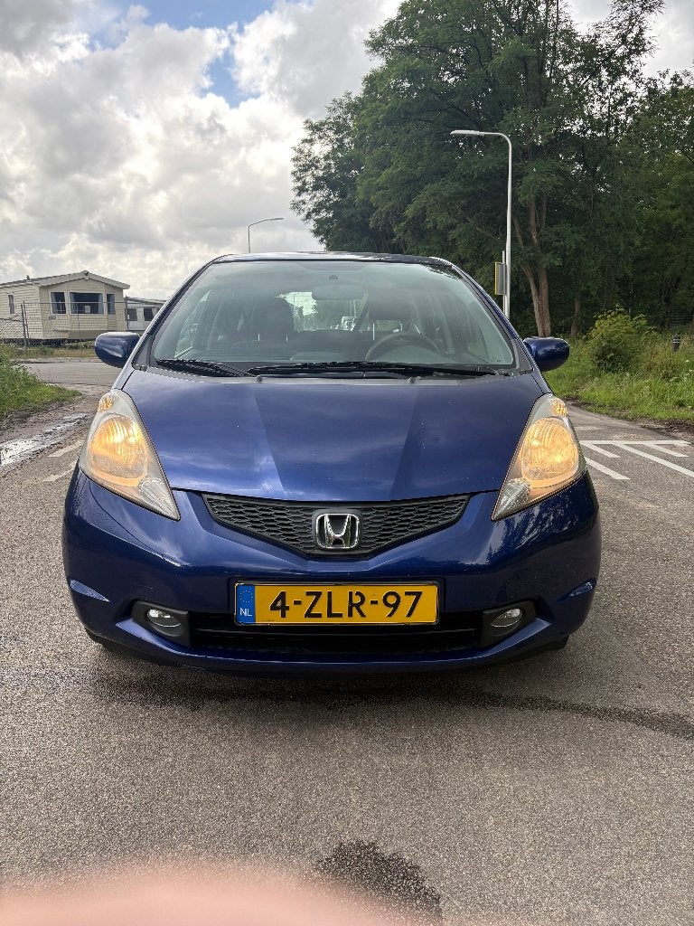Honda Jazz 1.2 2010 Blauw 90pk apk tm 10 6 2027, Voorwielaandrijving, 40 €/maand, 4 cilinders, Blauw