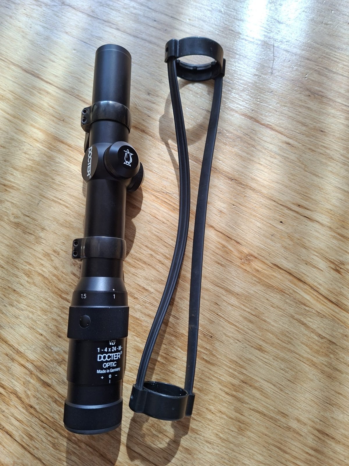 Docter Optic VZF 1-4x24-M Drijfjachtoptiek, Overige merken, Overige typen, Ophalen of Verzenden, Zo goed als nieuw