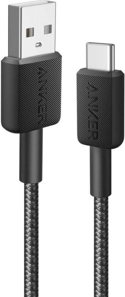 Anker 322 USB-A naar USB-C Kabel 0.9M Zwart, (Kabel), Info@Anker.nl, Nieuw, Anker, Ophalen of Verzenden