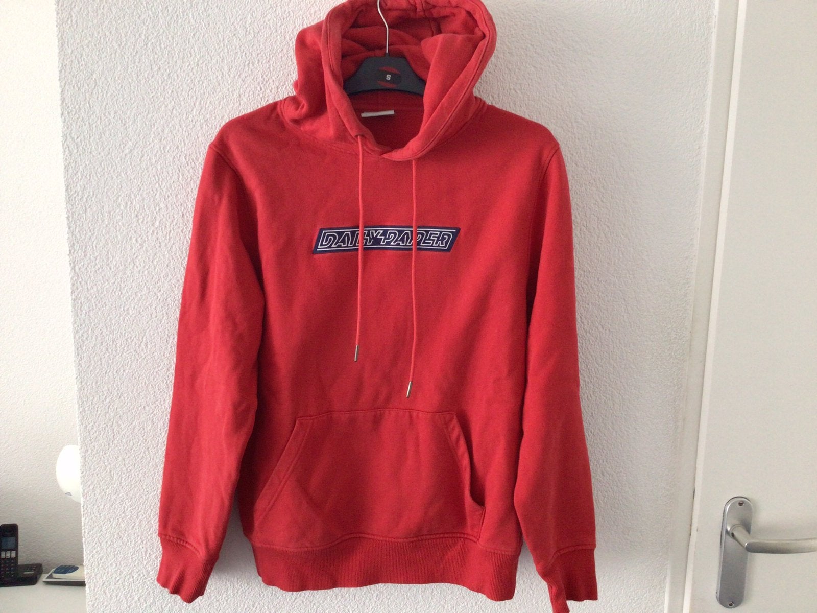 Rode Daily Paper Hoodie - Maat S, Ophalen of Verzenden, Zo goed als nieuw, Maat 46 (S) of kleiner, Rood