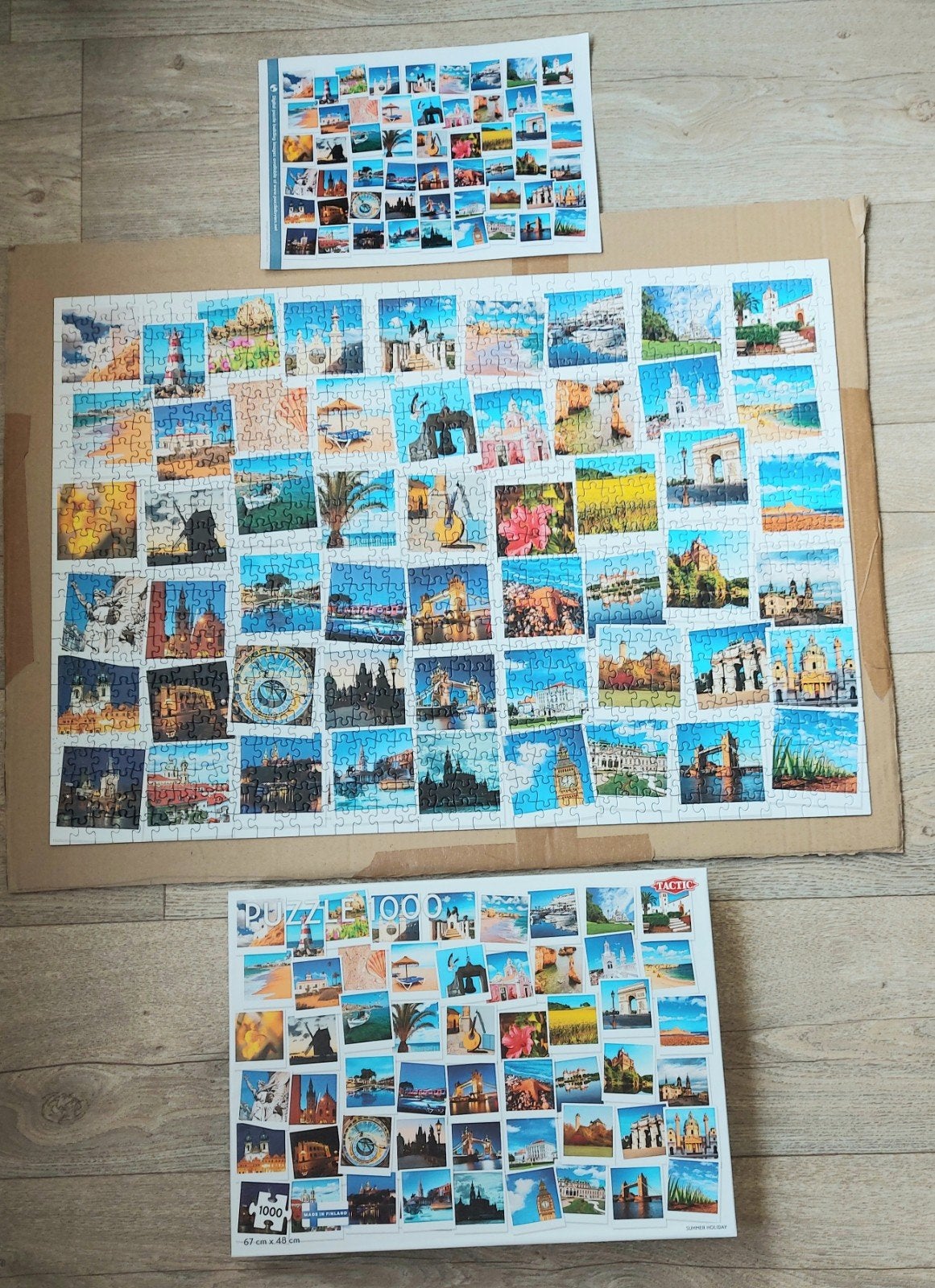 LEGPUZZEL "POSTERS" ZGAN 1000ST.70x50CM. "PUZZLE LOVERS", Ophalen, 500 t/m 1500 stukjes, Zo goed als nieuw
