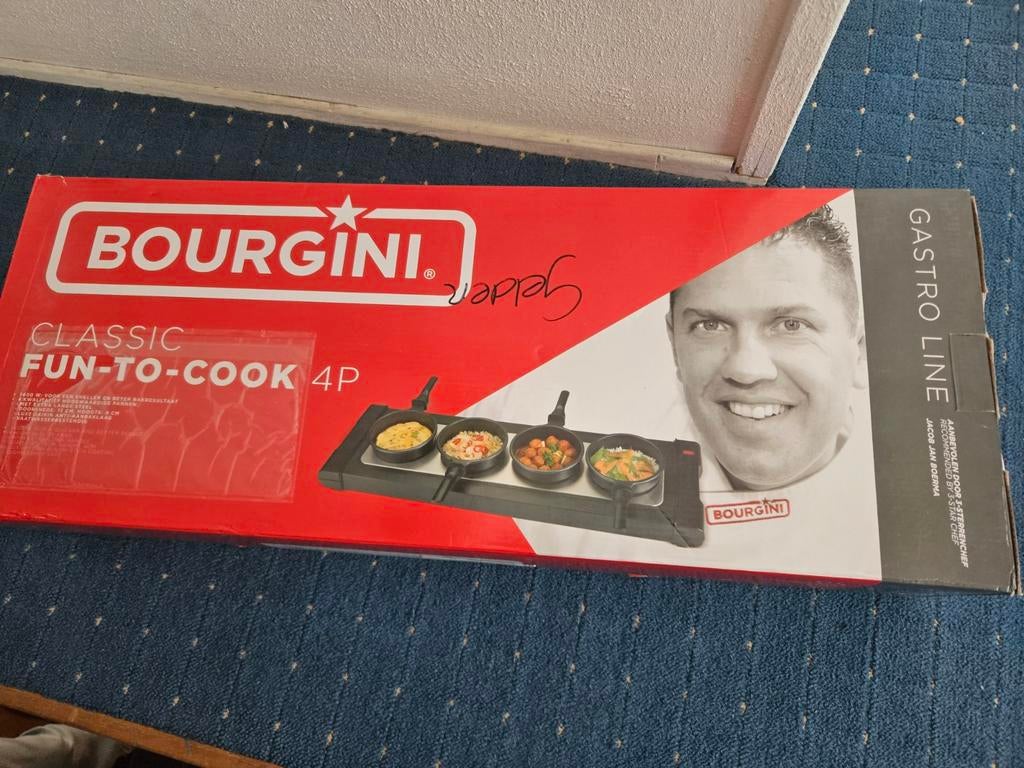 Bourgini Classic Fun-To-Cook 4P Gourmetstel, Ophalen, Nieuw, Minder dan 4 personen