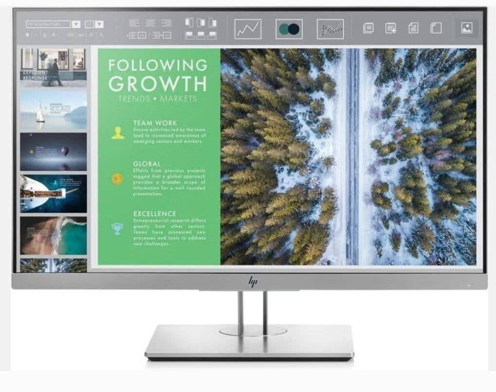 HP Elitedisplay E243 | 23,8" | 1920x1080 | LCD | Zilver, IPS, Nieuw, Full HD, Ophalen of Verzenden