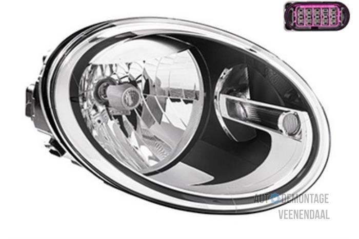 Koplamp rechts van een Volkswagen Beetle, Auto-onderdelen, Verlichting, -, -, Nieuw, Ophalen of Verzenden