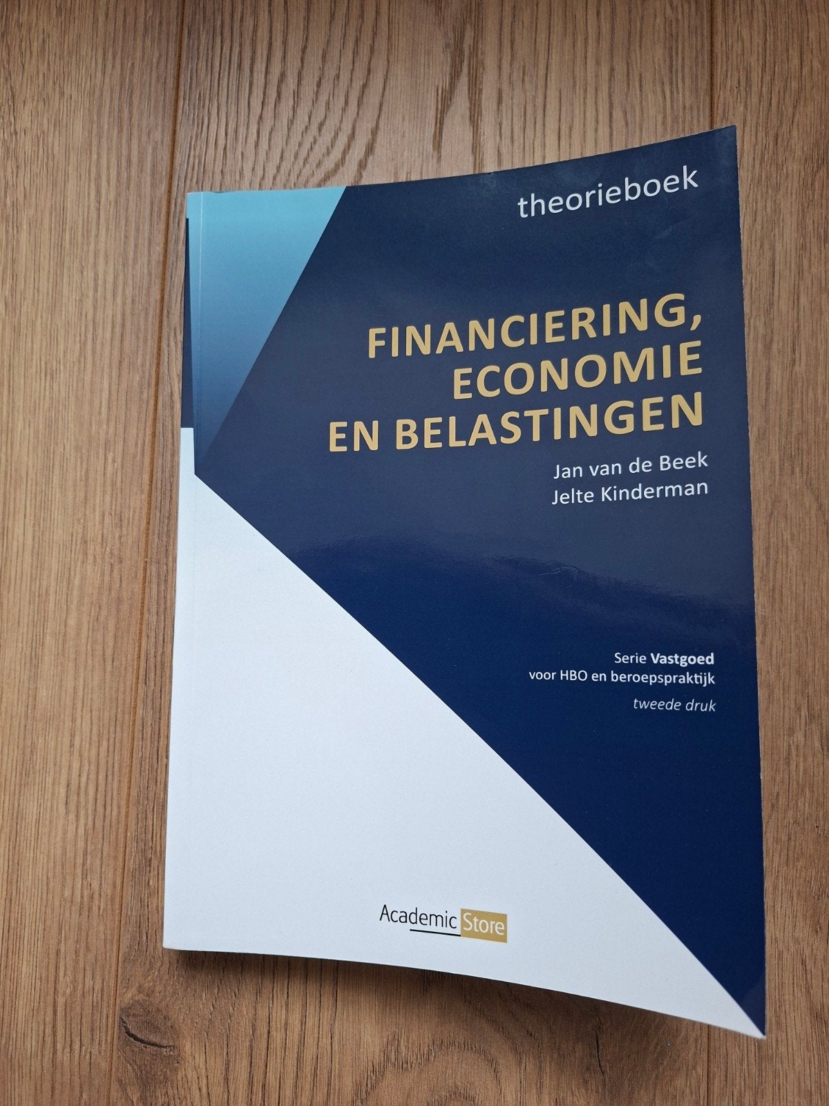 Financiering, economie en belastingen (BT1 + BT2) - Theorie, Zo goed als nieuw, Jelte Kinderman, Beta, HBO