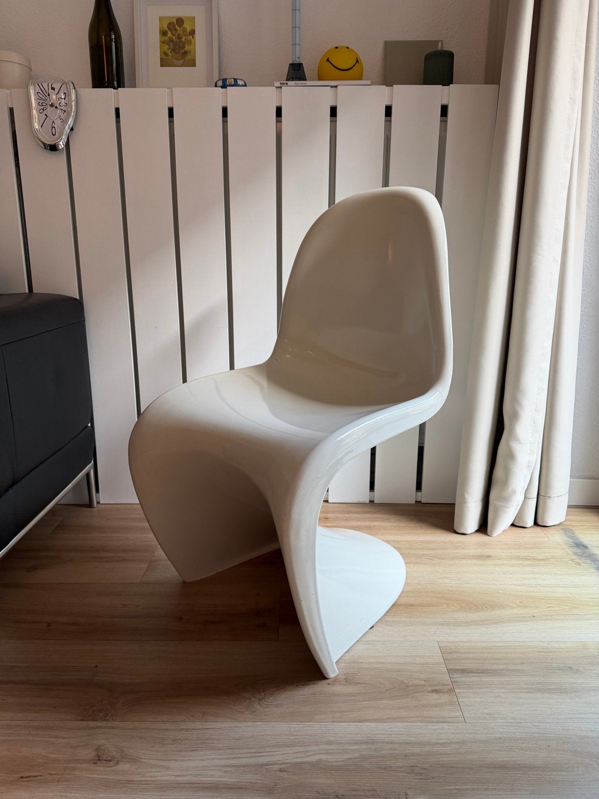 Vitra Panton stijl stoel, Huis en Inrichting, Ophalen, Kunststof, Gebruikt, Wit