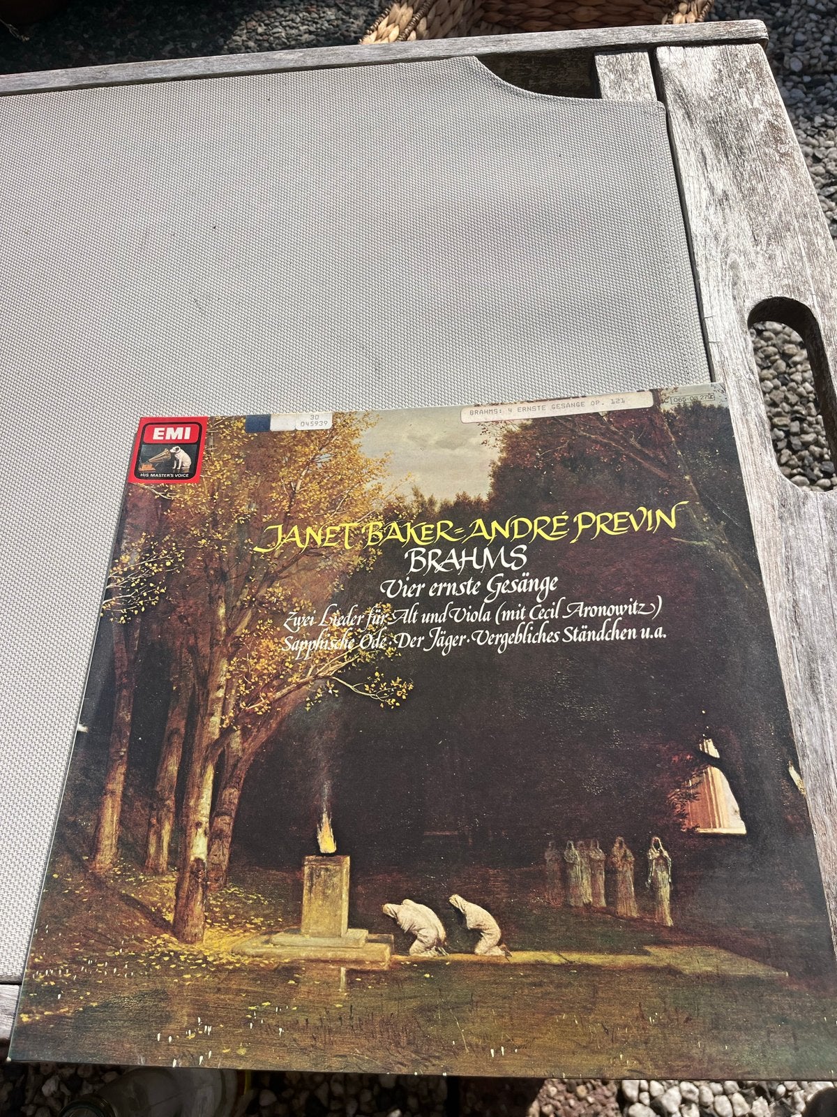 Janet Baker & André Previn - Brahms: Vier ernste Gesänge LP, LP, Gebruikt, Brahms, Ophalen of Verzenden