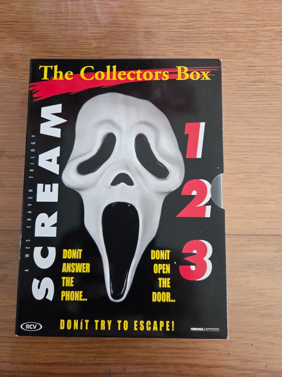 Scream The Collectors Box - Wes Craven Trilogy DVD, Horror, Engels, Nederlands, Ophalen of Verzenden