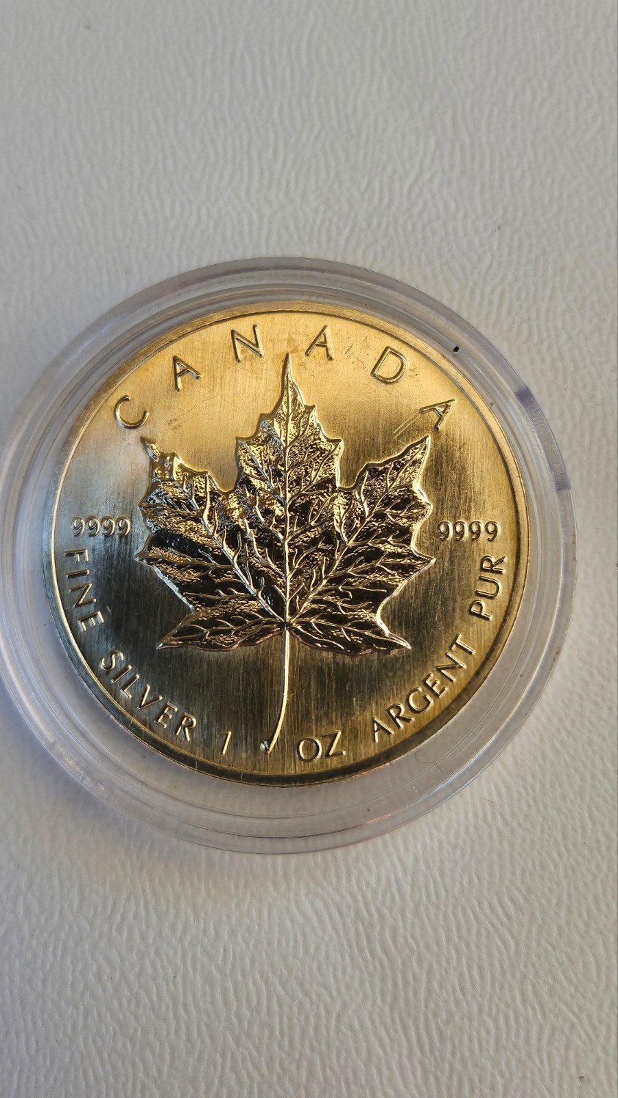 1 ounce maple leaf 1990, Ophalen of Verzenden, Zilver