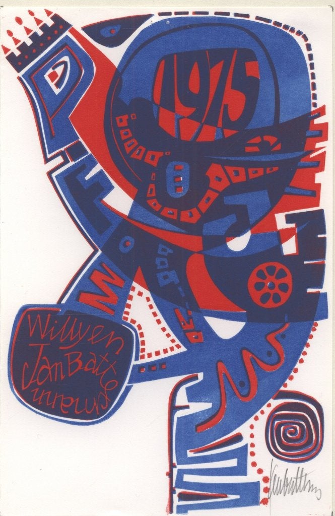0536 Ex Libris Nederland : Jan Battermann, 1974, Verzenden, Ex libris