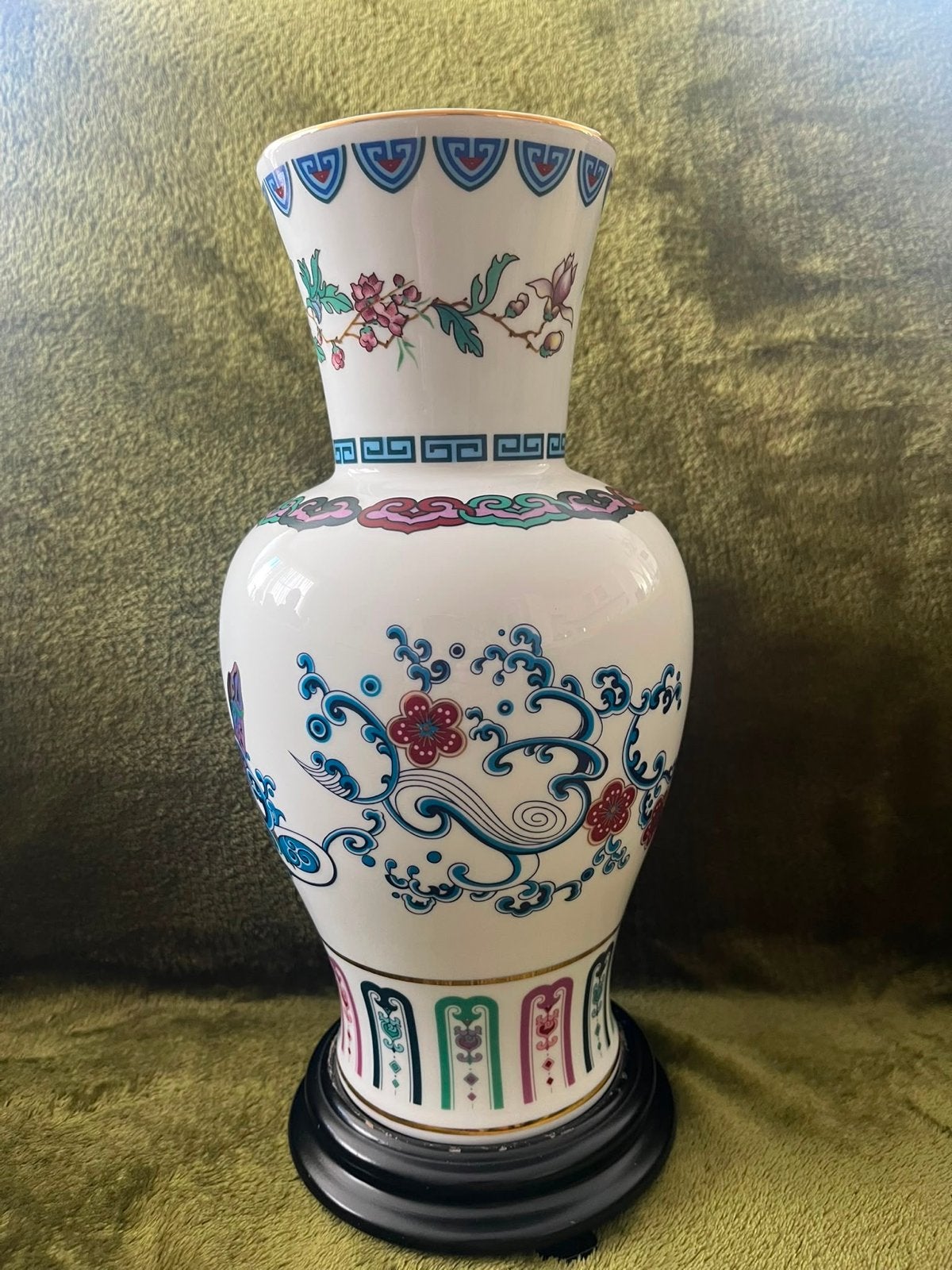 Porseleine chinezen vaas van franklin mind, Antiek en Kunst, Ophalen