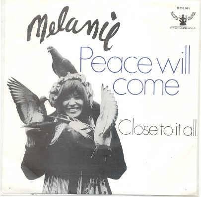 Melanie- Peace will Come, Verzenden, 7 inch, Zo goed als nieuw, Beschermende buitenhoes